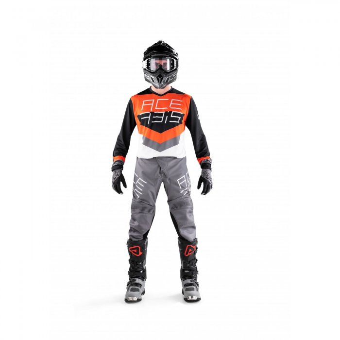 Mx Track Acerbis Jersey Black/orange
