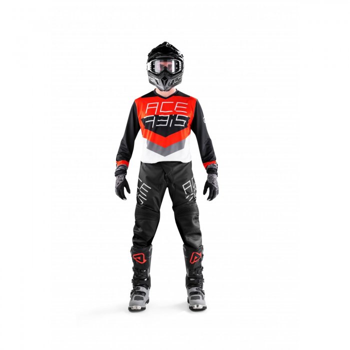 Mx Track Acerbis Jersey Black/red