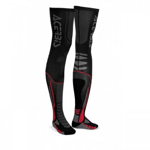 Acerbis X-leg Pro Socks Nero/rosso