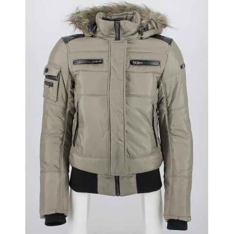 Piumino Donna Impermeabile Ixs Aspen Beige