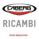 Frontino Nero Opaco/bianco/giallo Fluo Marathon Per Casco Tourmax Caberg