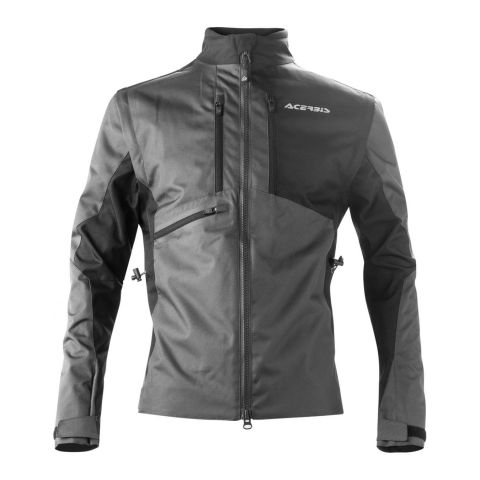 Une veste d’enduro Acerbis noir/gris
