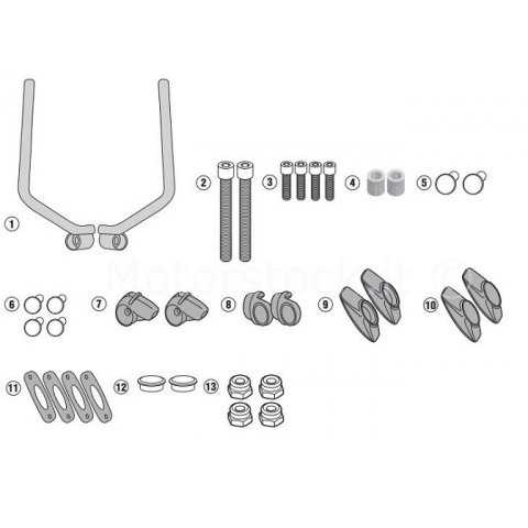GIA7407A.jpg| GIVI A7407A ATTACCHI SPEC 7407A DUCATI