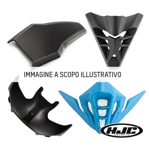 Presa D'aria Mentoniera Hjc Per Tr-1 - Metal / Metal Black Skyride