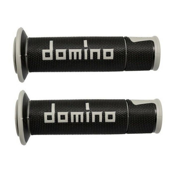 Manopole Domino A450 Scooter/stradali 120mm Nero Grigio