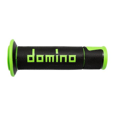 Poignées Domino A450 Scooter/route 120mm Noir Vert