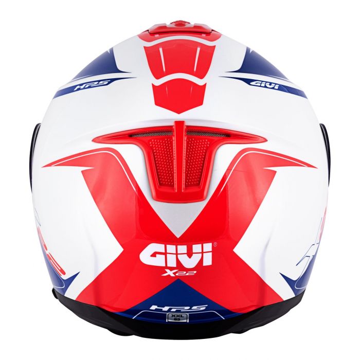 Casco Givi Jet Hx22f Planet Hyper Bianco Blu Ros