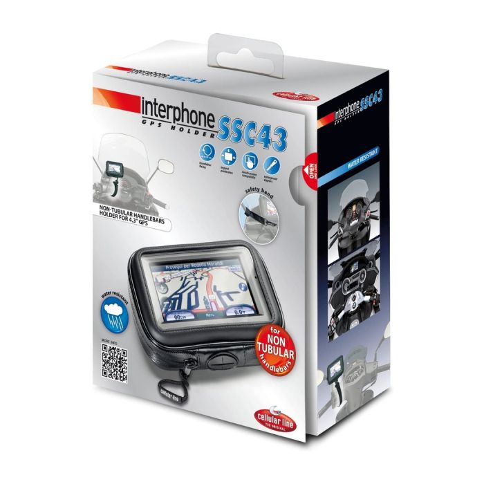 Supporto Gps 4.3 Per Manubri Non Tubolari Cellular Line Ssc43