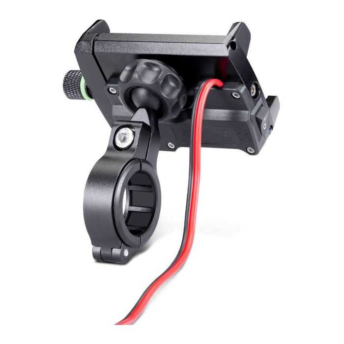 Mh-pro Usb Supporto Per Smartphone + Caricatore Usb Midland