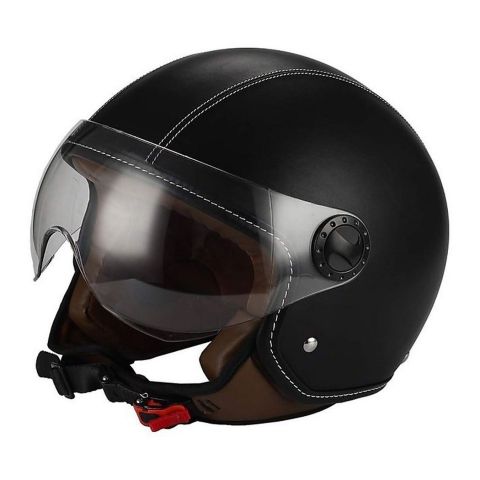 Bhr Demi-jet 801 Ein Leder B Helm