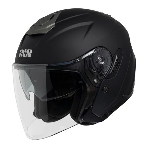 Casque Jet En Fibre Ixs 92 Fg 1.0 Parasol intégré Noir mat