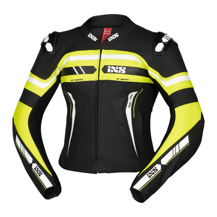 Tuta Ixs Kombi 2pz Sport Ld Rs-700 Nero Giallo Bianco