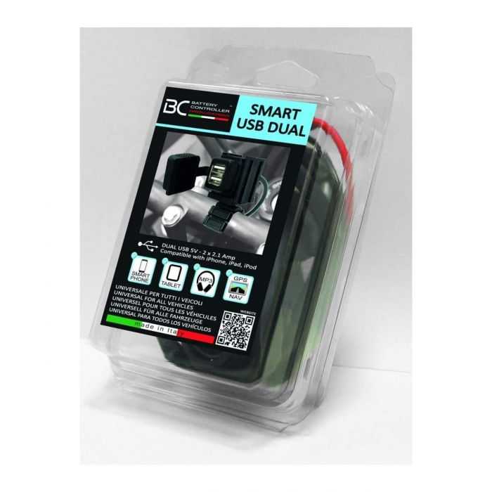 Usb Charger Doppio + Supporto Manubri E Semi-manubri