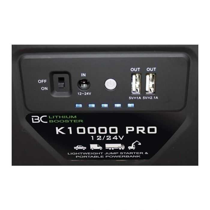 Jumpstarter Bc Litio K10000 Pro 12/24v 1000a