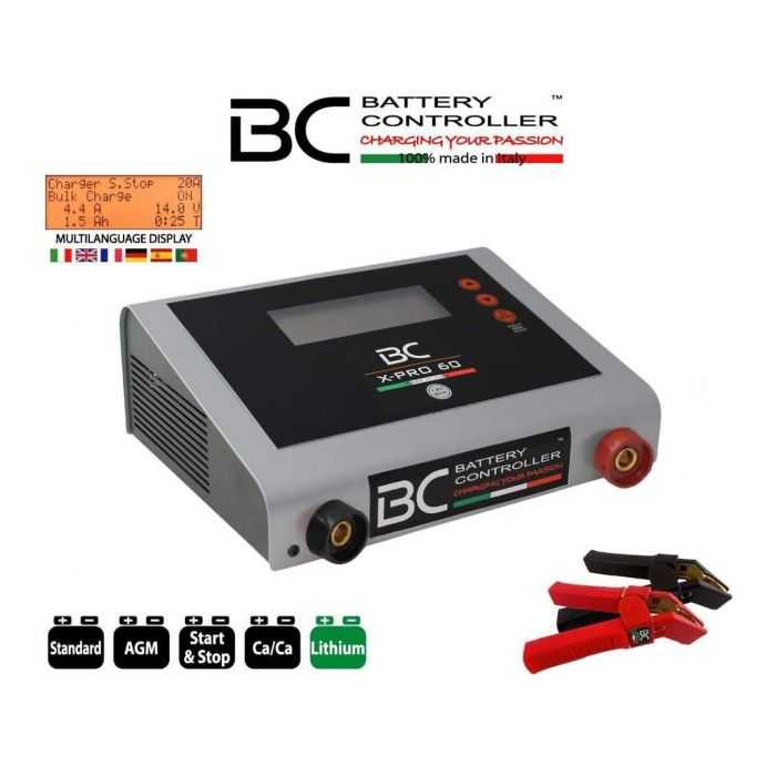 Bc X-pro 60 Caricabatteria E Stabilizzatore 12v 60a Piombo/litio