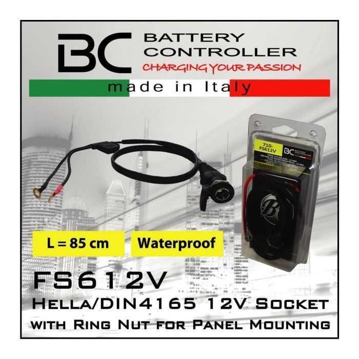 Cavo Bc Di Collegamento Alla Batteria 80cm Occhielli E Presa Bmw