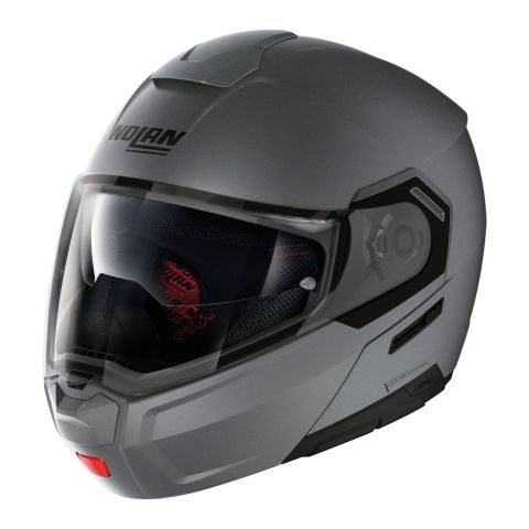 N90-3 Classic N-com Flat Vulcan Grey Modular Helm Nolan
